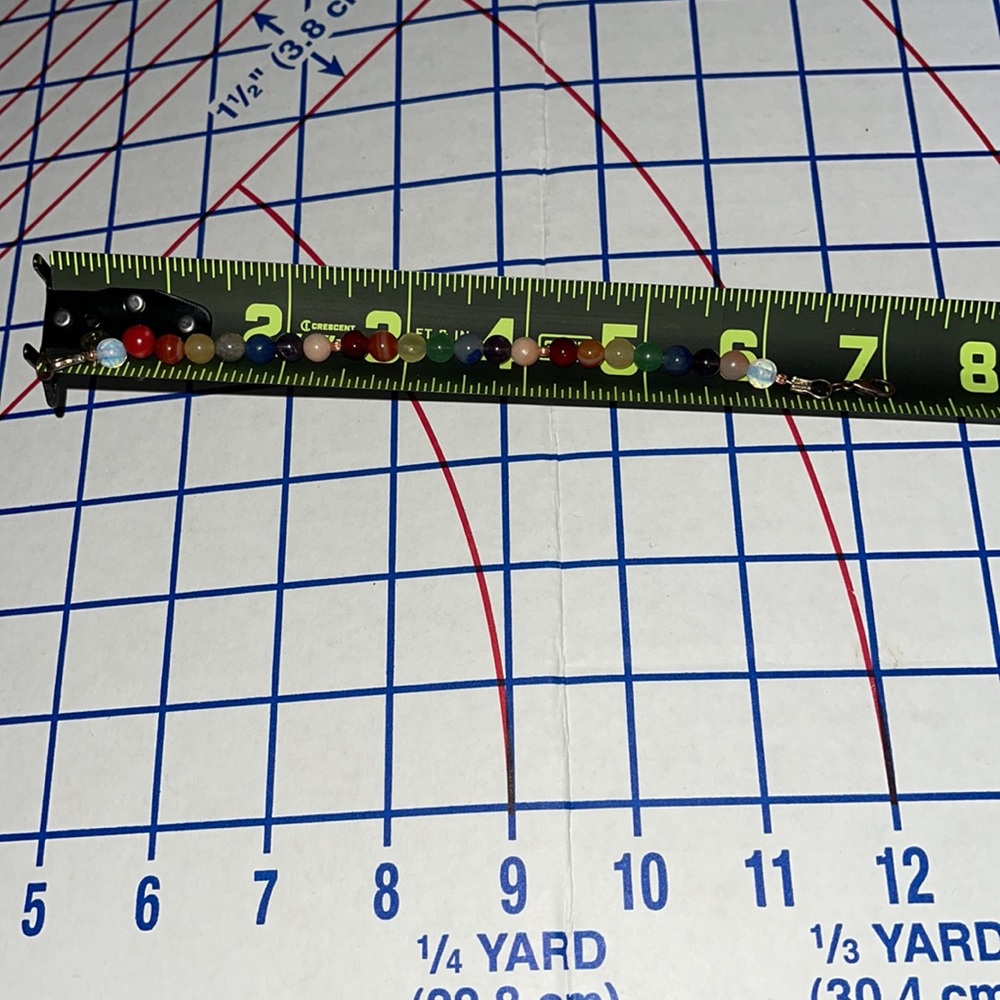 Chakra Bracelet with natural stones Reiki infused - Picture 11 of 12